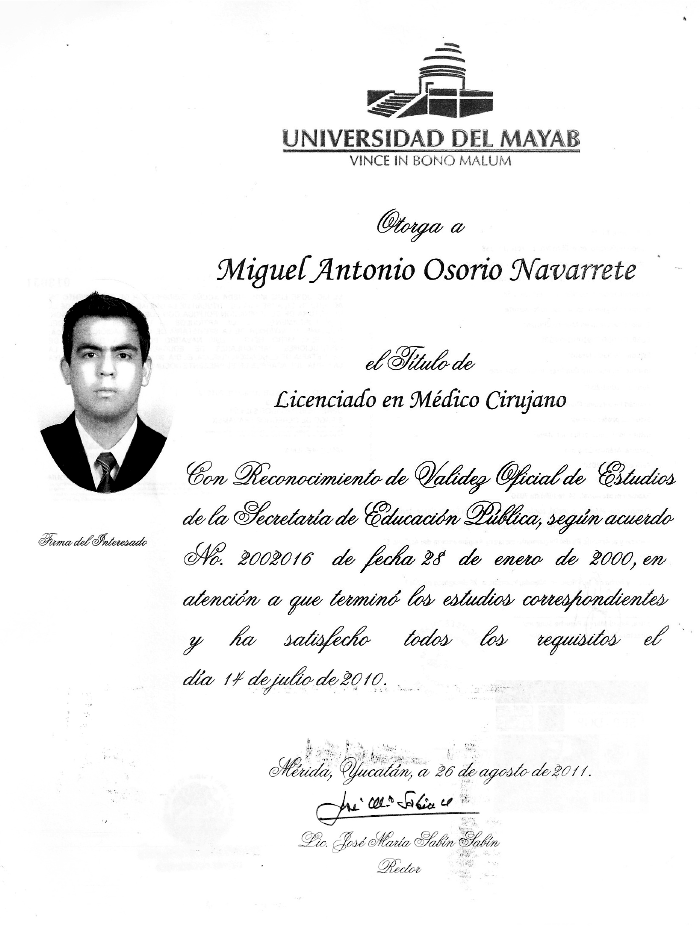 Cancun Cirujano general certificados