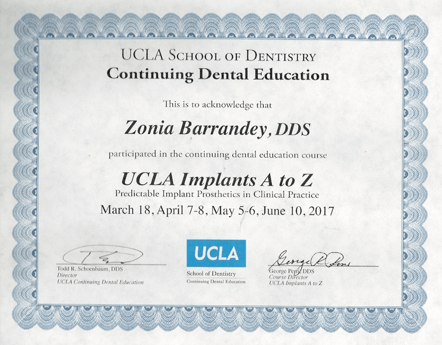 Certificado dentista de Ciudad Juarez