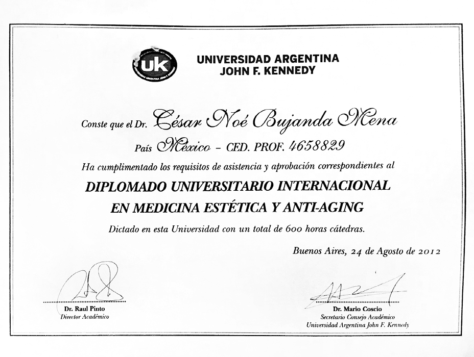 Certificado Rejuvenecimiento de Ciudad Juárez