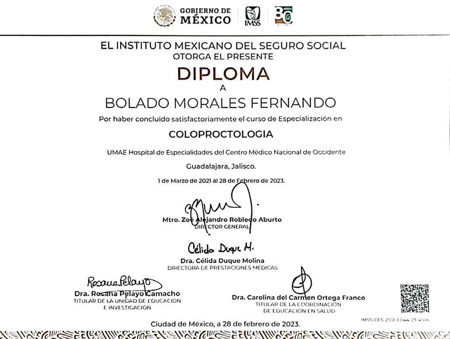 Mexicali Cirujano general certificados