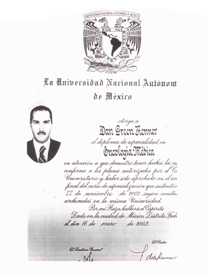 Certificados oncologia de Ciudad de Mexico