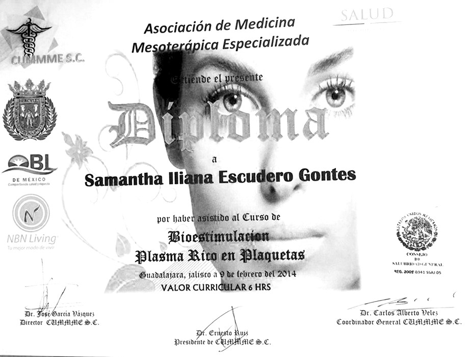 Certificado Rejuvenecimiento de Ciudad de Mexico
