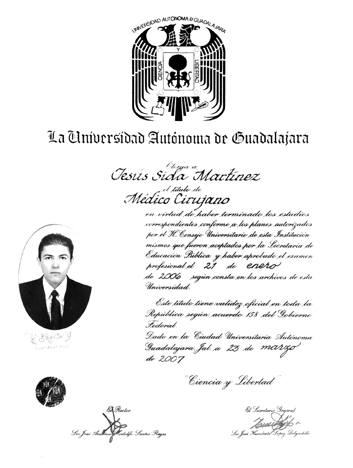 Monterrey Cirujano general certificados