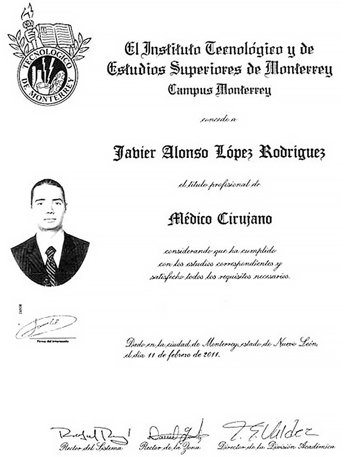 Certificados Urologia de Monterrey